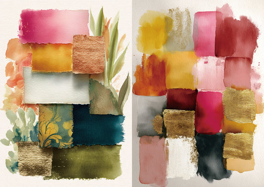 Torn Paper Scrapbooking Papers Dreamy Palette Layers TPB-004