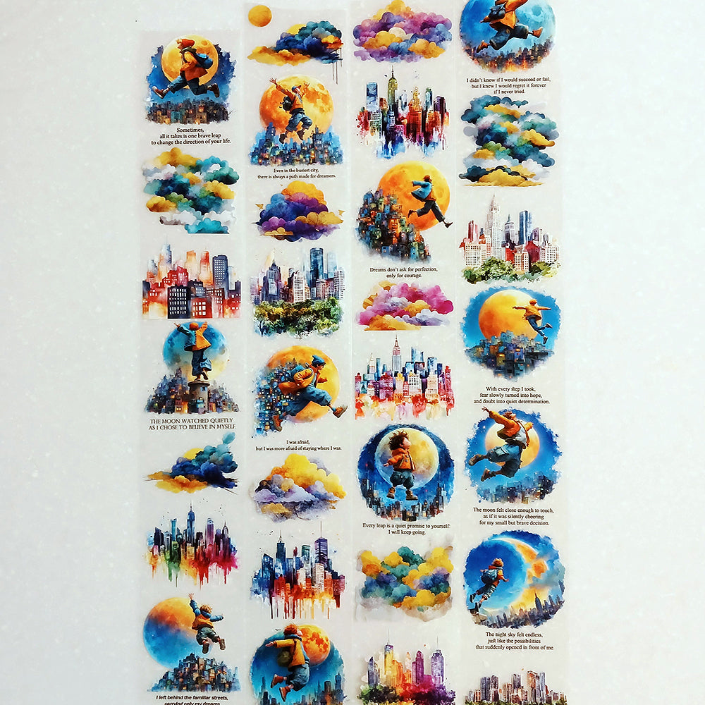 Torn Paper_ Little Big Journey 3D Print PET Tape 6m TPM 072[1Loop]