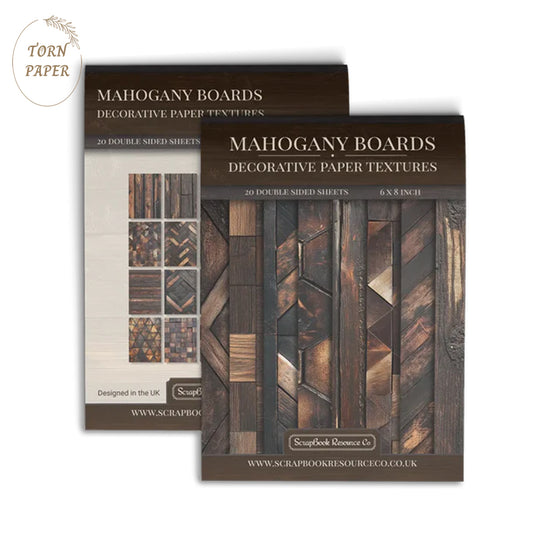SBRC Decorative Paper Pad Mahogany Boards SR 100