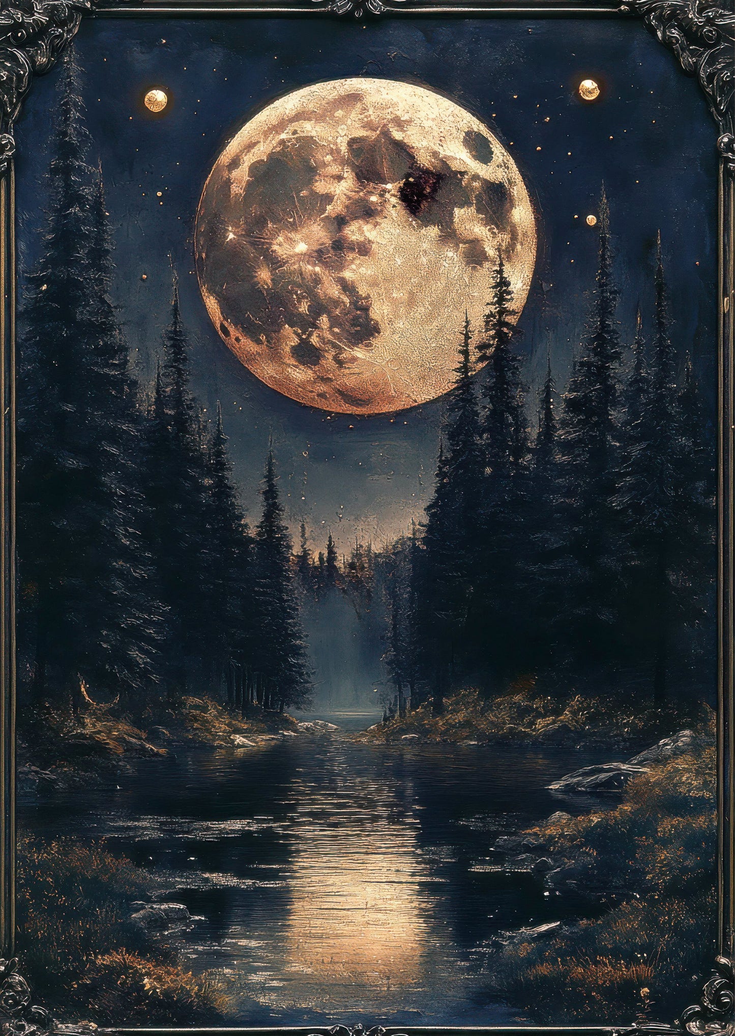 Torn Paper Scrapbooking Papers Nocturne of the Enchanted Forest TPB-008