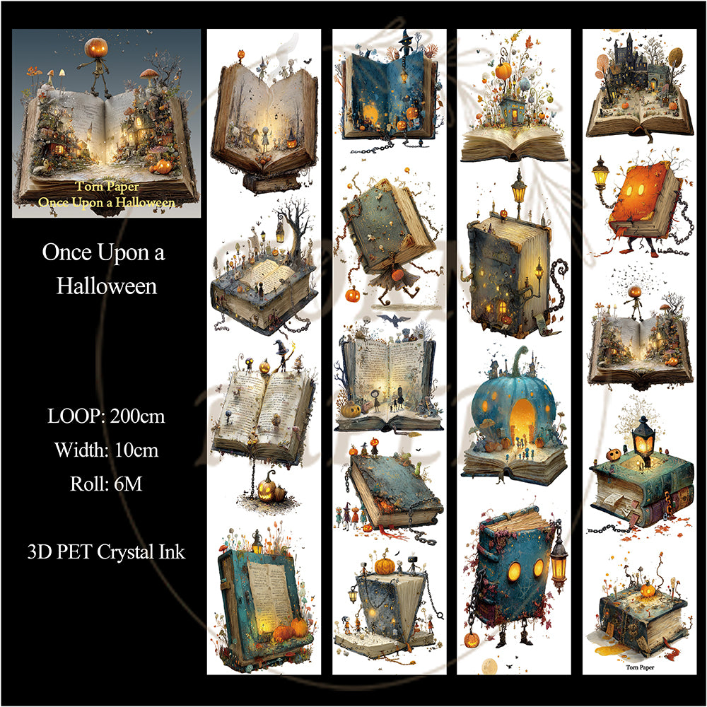 Torn Paper_ Once Upon a Halloween 3D Print PET Tape 200cm TPM 113[1Loop]