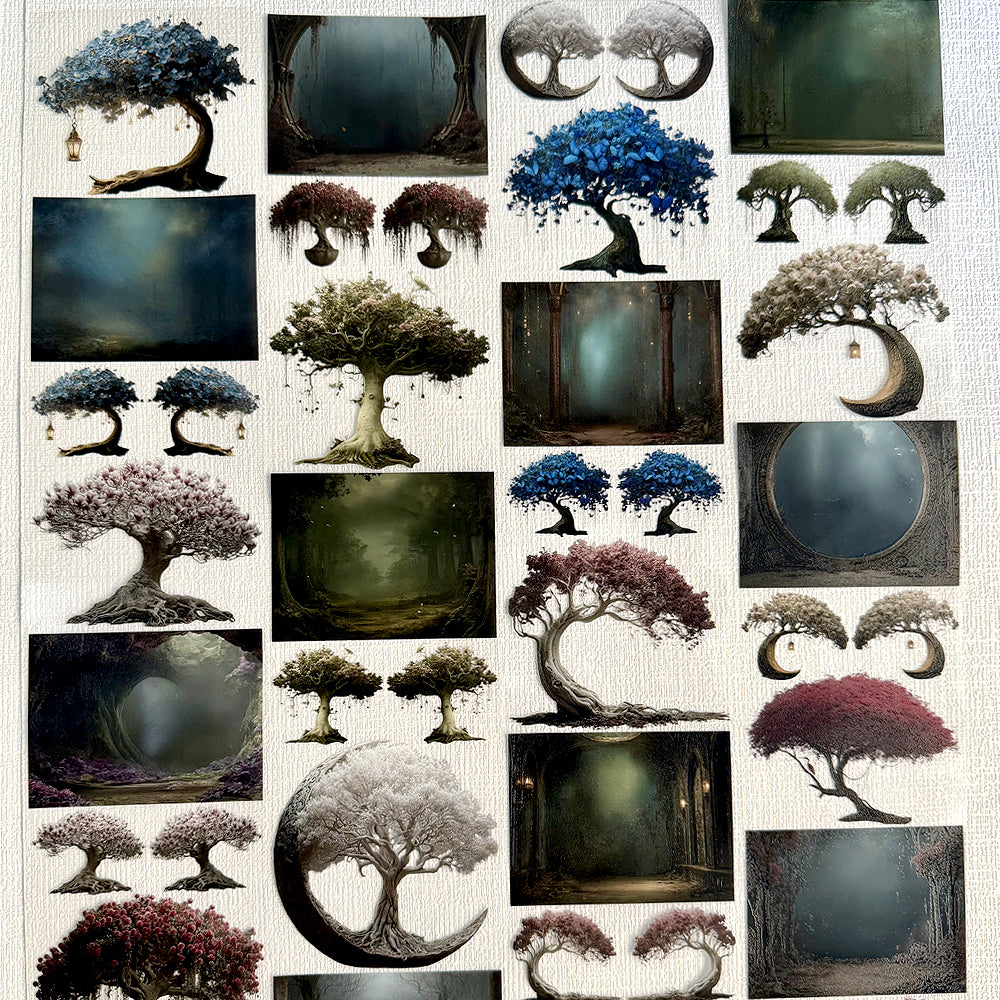 Torn Paper_  The Tree of Fatal Temptation 3D Print PET Tape 200cm TPM 035[1Loop]