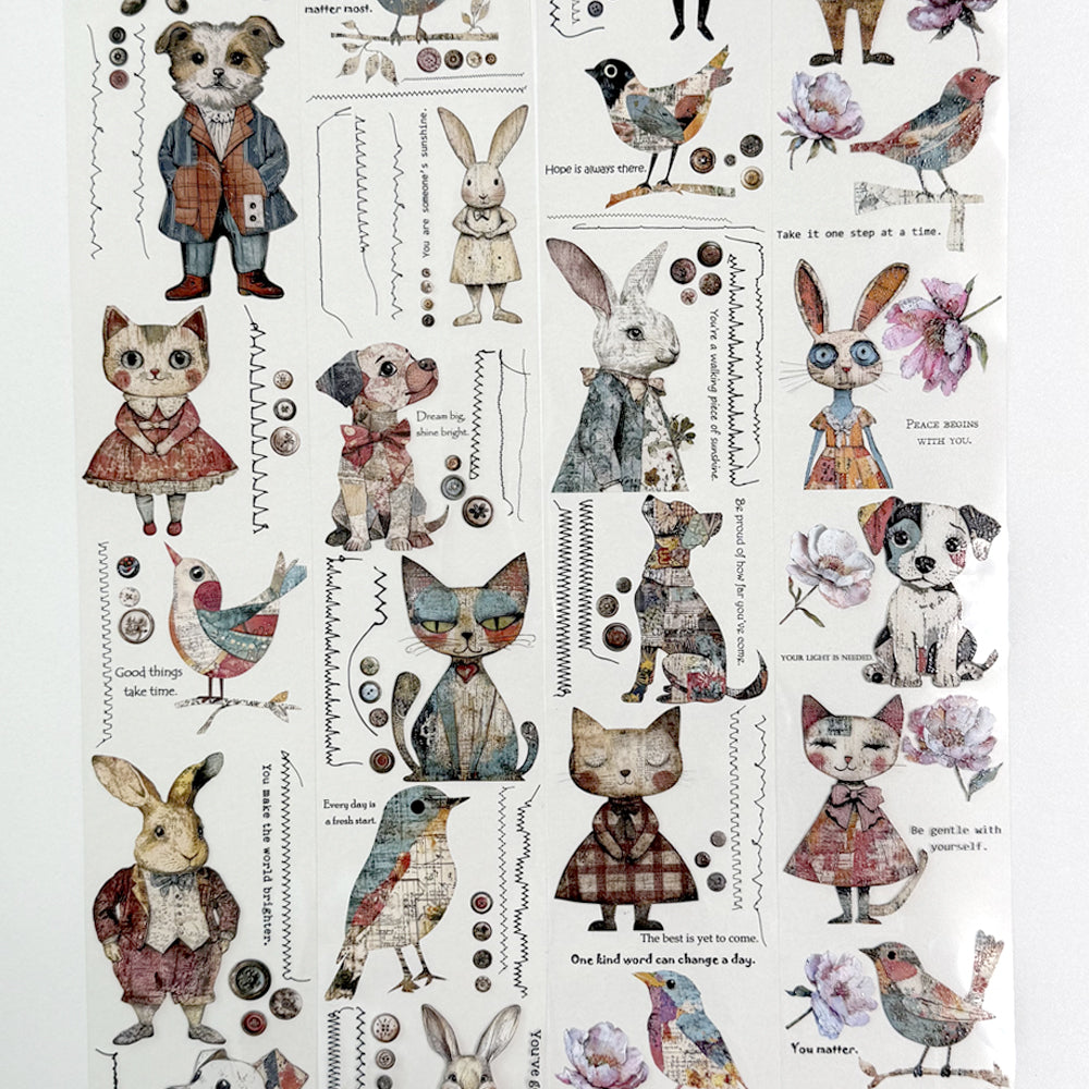 Torn Paper_ Have fun with paper collage! 3D Print PET Tape 200cm TPM 020[1Loop]