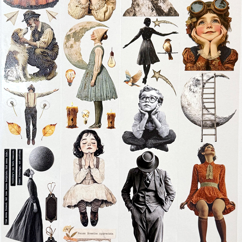 Torn Paper_ Timeless Grace 3D Print PET Tape 200cm TPM 053[1Loop]