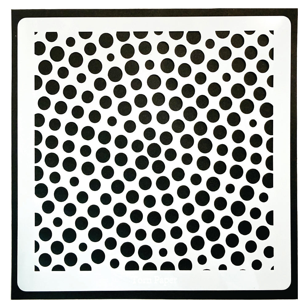 Torn Paper_ Fading Dots Stencil TPS 003
