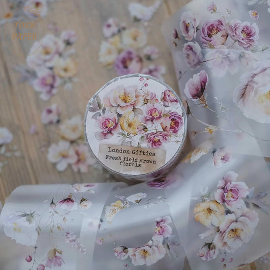 London Gifties_ Fresh field grown florals matt PET Tape[1Loop] LG 064