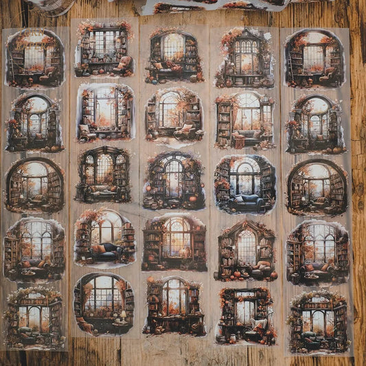 London Gifties_ Autumn window cosy nooks matt PET Tape[1Loop] LG 074