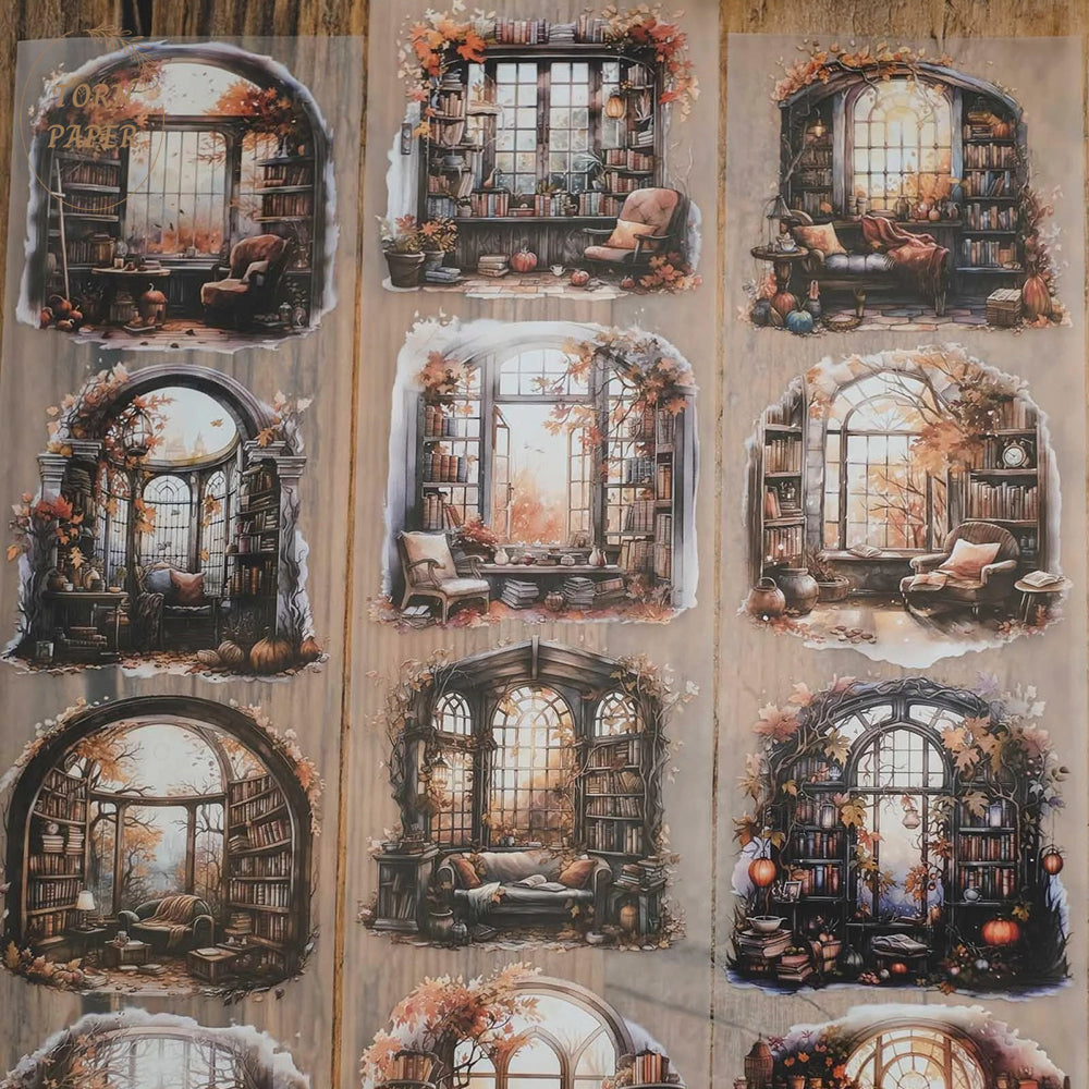 London Gifties_ Autumn window cosy nooks matt PET Tape[1Loop] LG 074