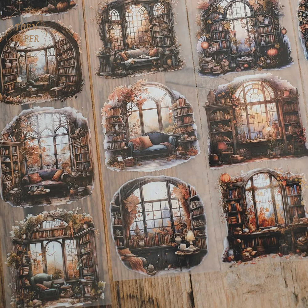 London Gifties_ Autumn window cosy nooks matt PET Tape[1Loop] LG 074