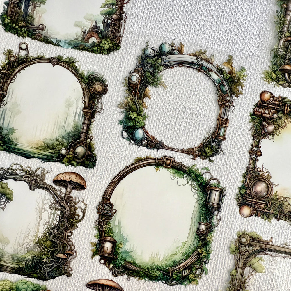 Torn Paper_ Steampunk Grove 3D Print PET Tape 200cm TPM 033[1Loop]