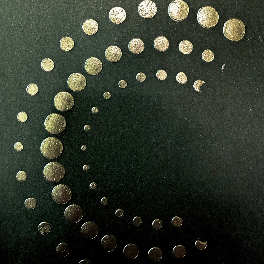 Torn Paper_ Echo Circles Stencil TPS 004