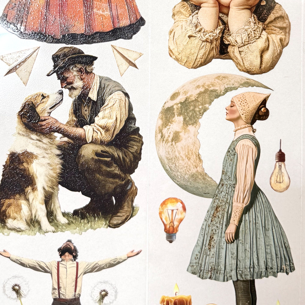 Torn Paper_ Timeless Grace 3D Print PET Tape 200cm TPM 053[1Loop]
