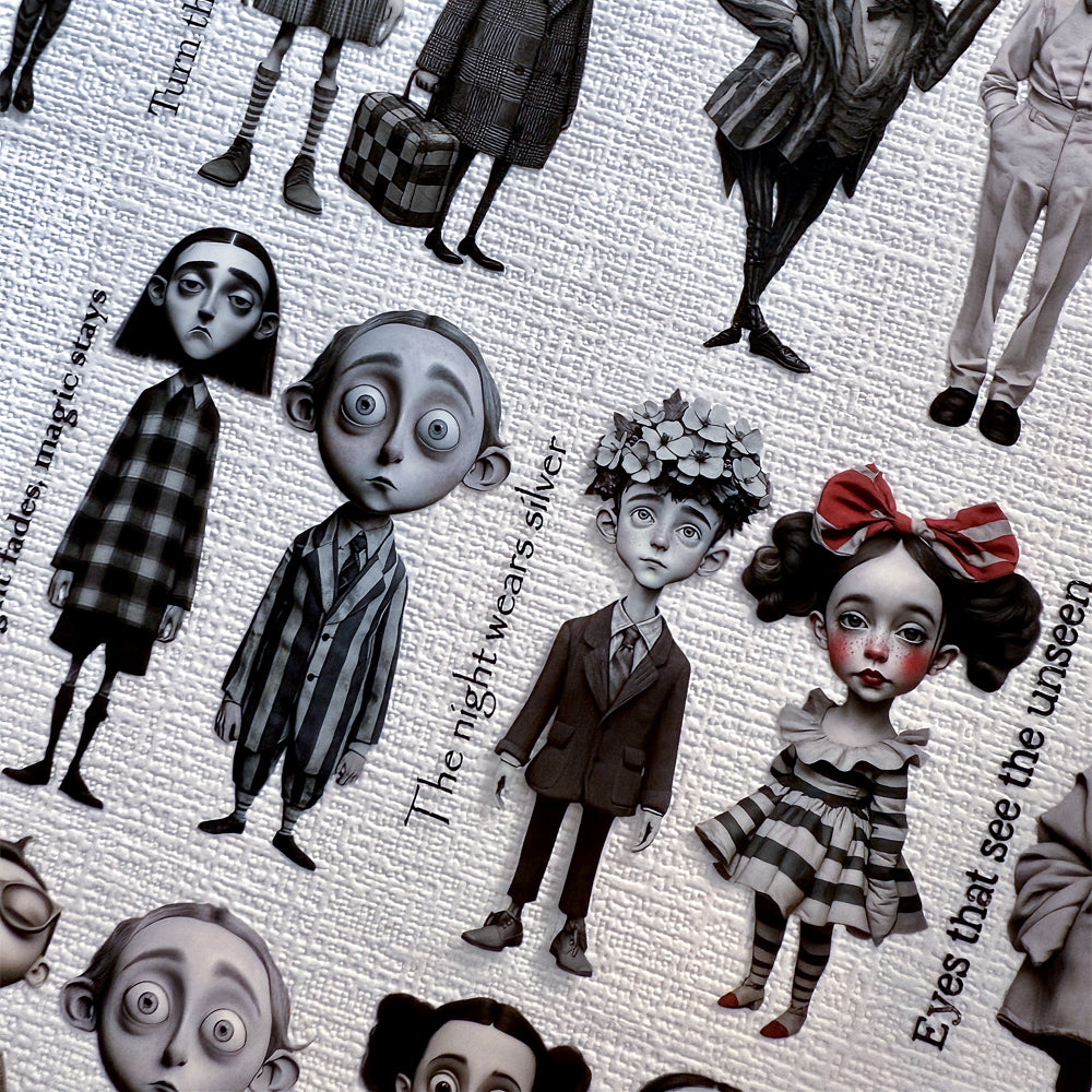 Torn Paper_ Whimsy Wanderers 3D Print PET Tape 6m TPM 036[Whole]