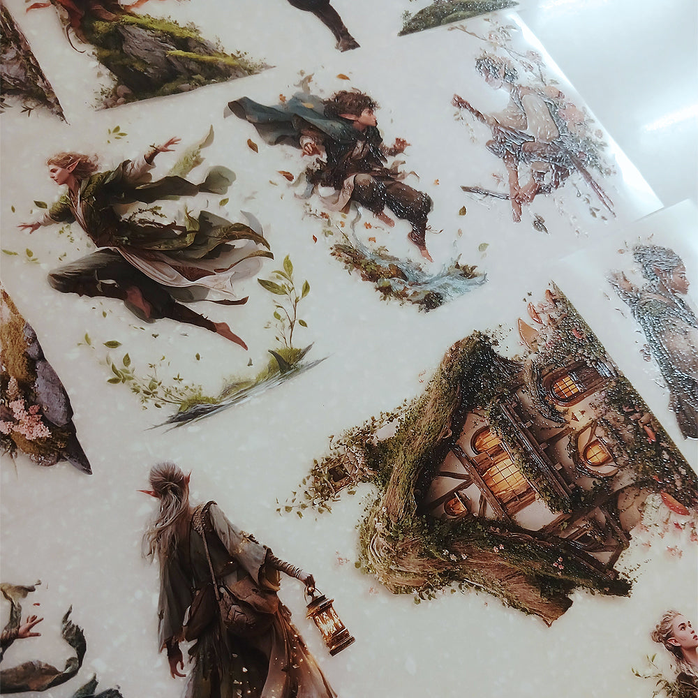 Torn Paper_ Sylvan Tale 3D Print PET Tape 6m TPM 064[1Loop]