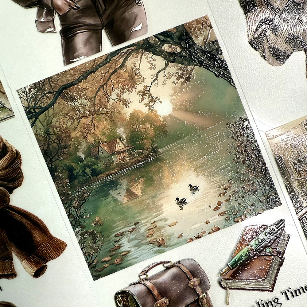 Torn Paper_ Comfort of Autumn 3D Print PET Tape 6m TPM 018[Whole]