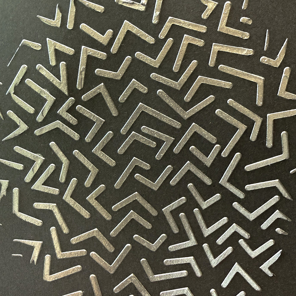 Torn Paper_ Dancing Fragments Stencil TPS 001