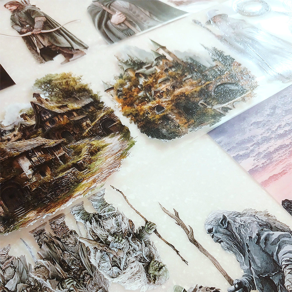 Torn Paper_ Ring of Destiny 3D Print PET Tape 6m TPM 067[Whole]