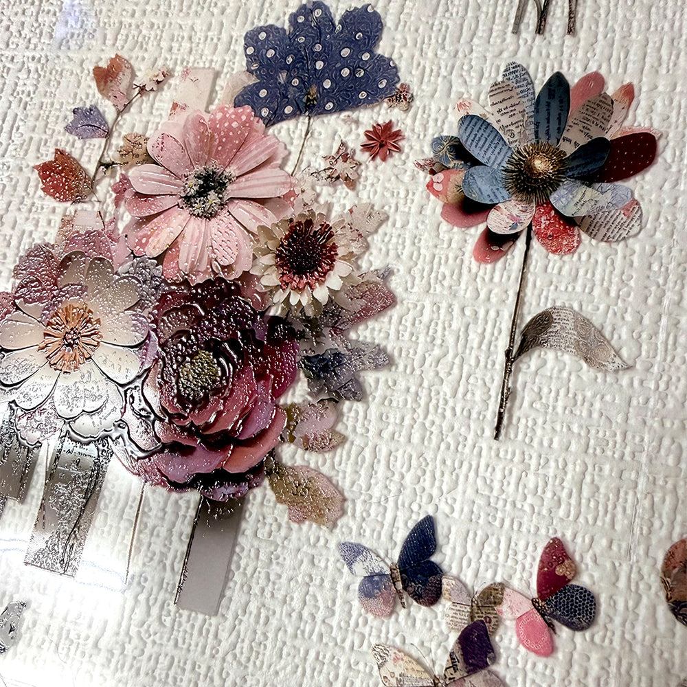 Torn Paper_ The Ladies of Paper Garden 3D Print PET Tape 6m TPM 092[Whole]