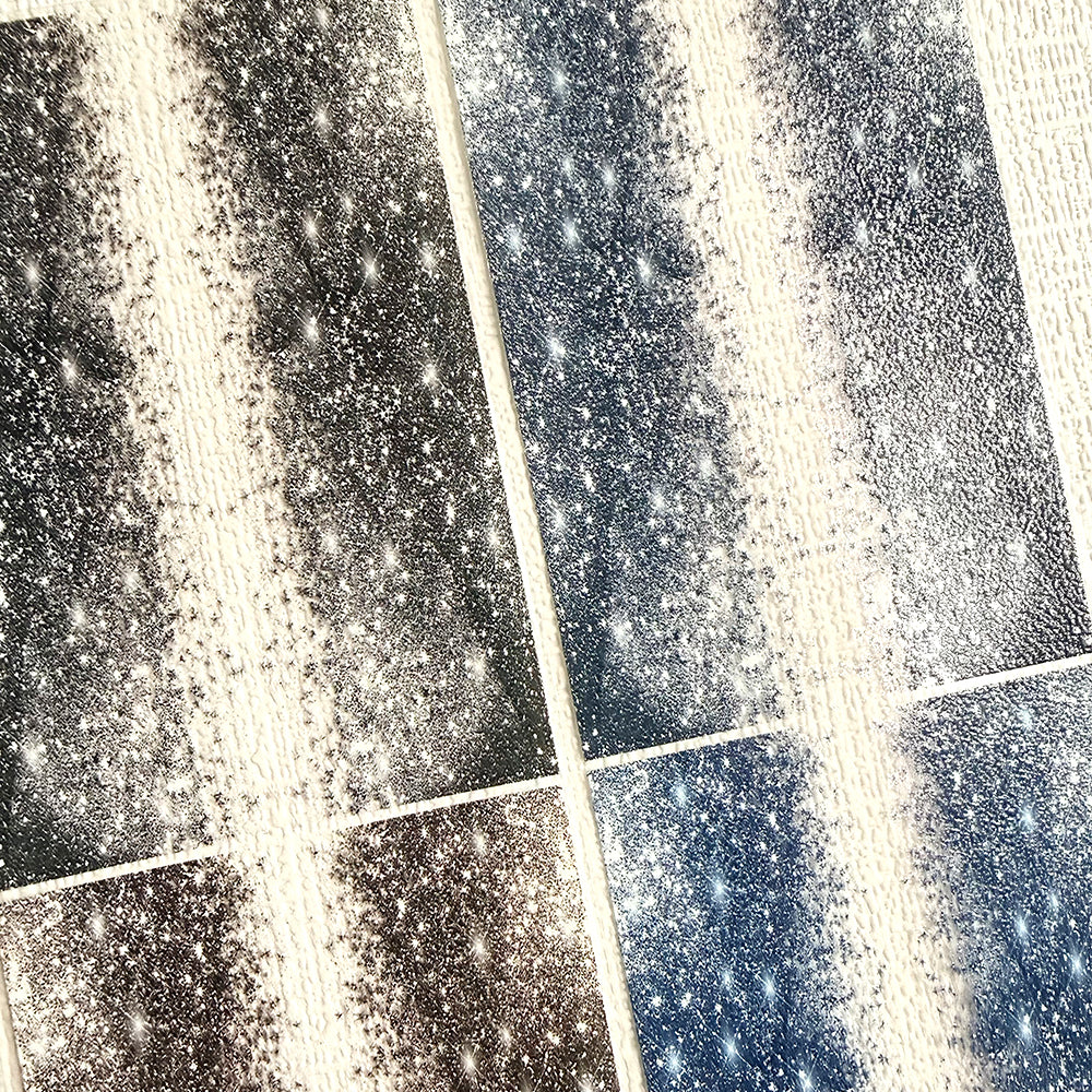 Torn Paper_ Glitter Cascade 3D Print PET Tape 200cm TPM 077[1Loop]