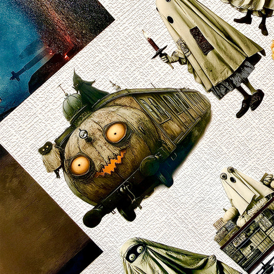Torn Paper_ The Haunted Express 3D Print PET Tape 200cm TPM 121[1Loop]