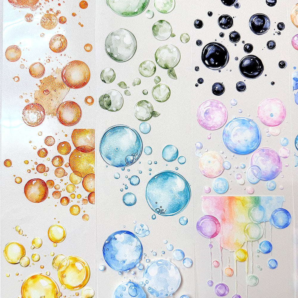 Torn Paper_ Cotton Candy Bubble 3D Print PET Tape 200cm TPM 050[1Loop]