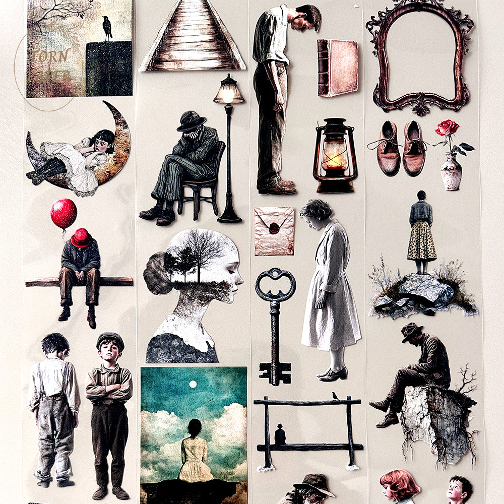 Torn Paper_ The end of one's mind 3D Print PET Tape 6m TPM 010[Whole]