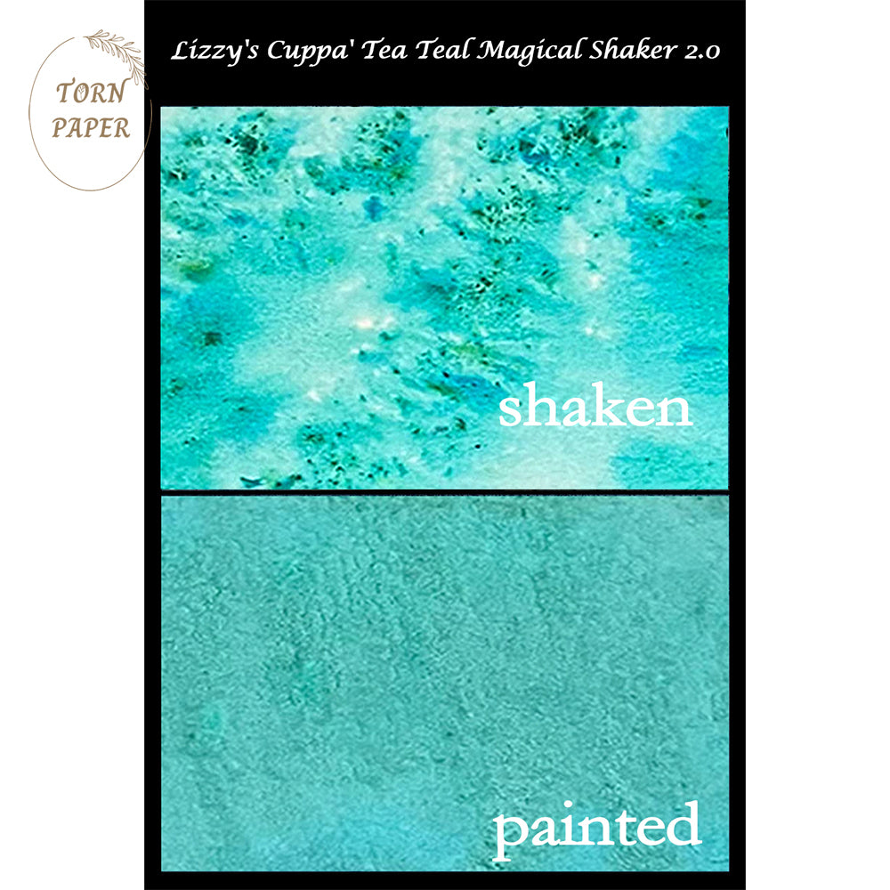 Lindy's Gang Powder ink Lizzy Cuppa Tea Teal Magical Shaker LY 026