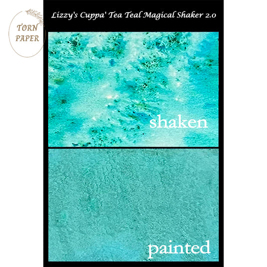 Lindy's Gang Powder ink Lizzy Cuppa Tea Teal Magical Shaker LY 026
