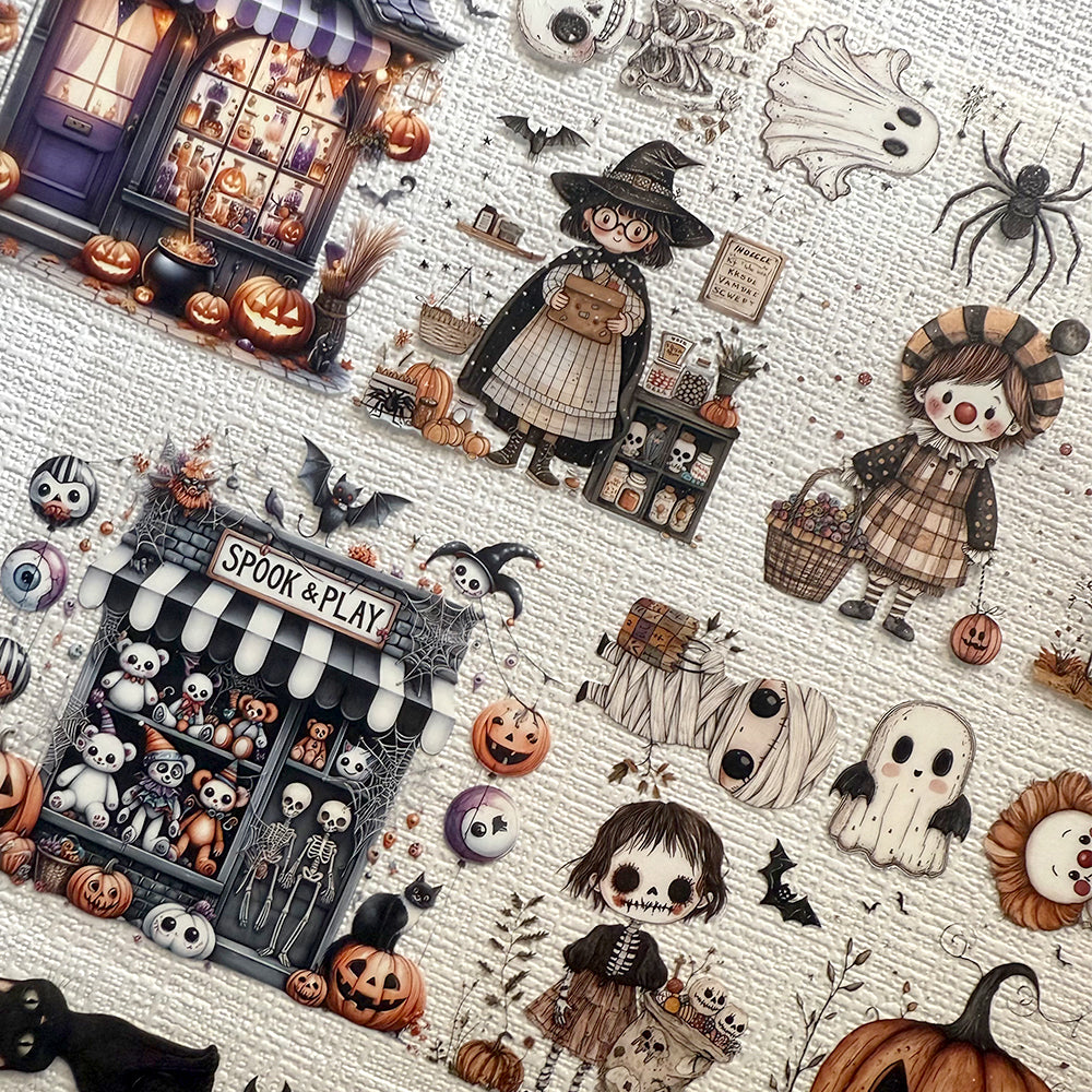 Torn Paper_ A Magical Halloween for Children 3D Print PET Tape 200cm TPM 027[1Loop]