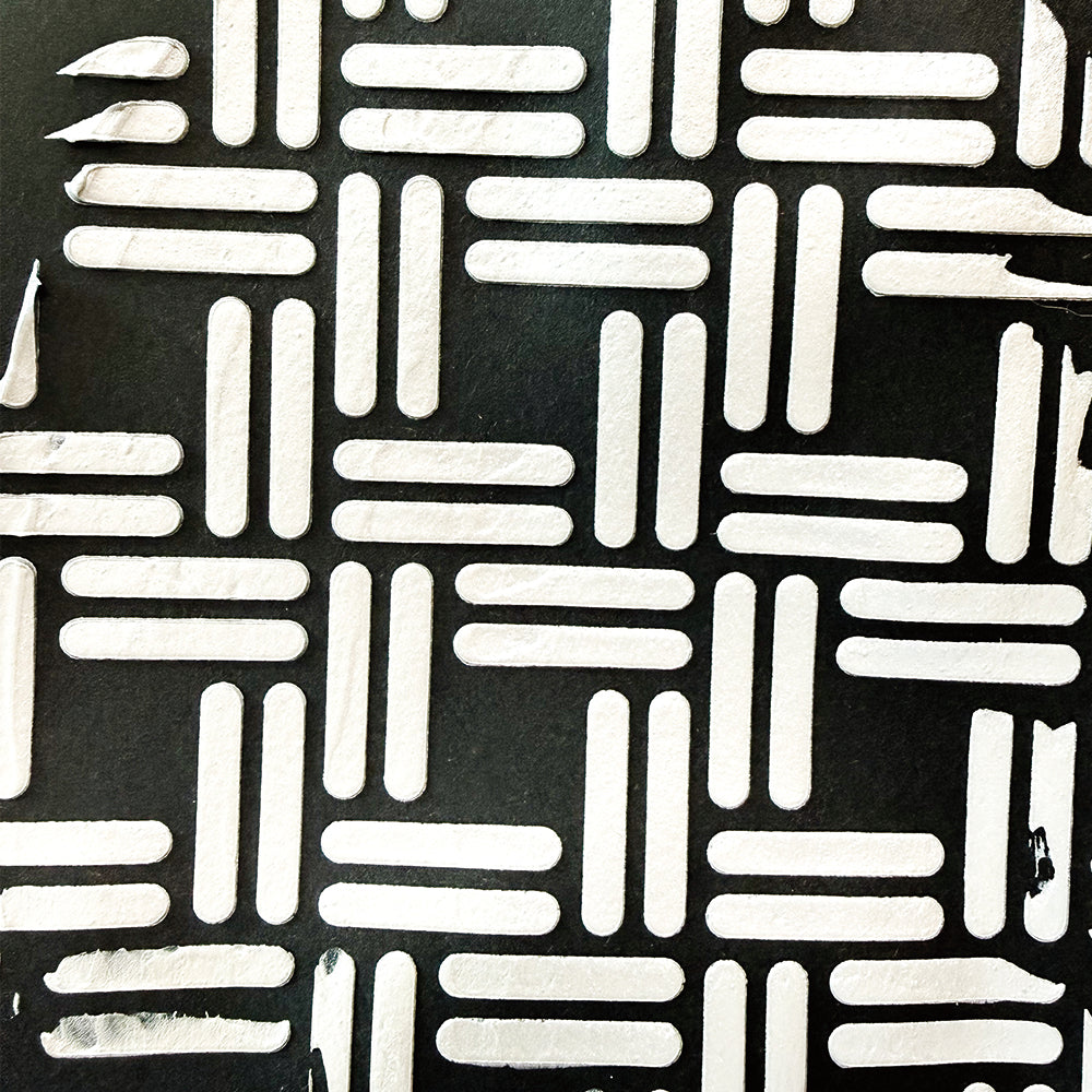 Torn Paper_ Basket Weave Stencil TPS 014