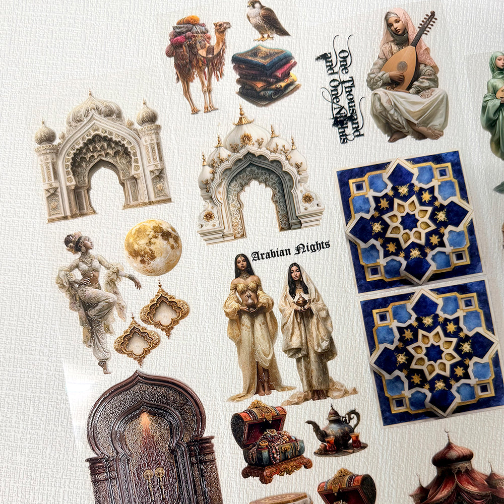 Torn Paper_ Arabian Nights 3D Print PET Tape 6m TPM 093[Whole]