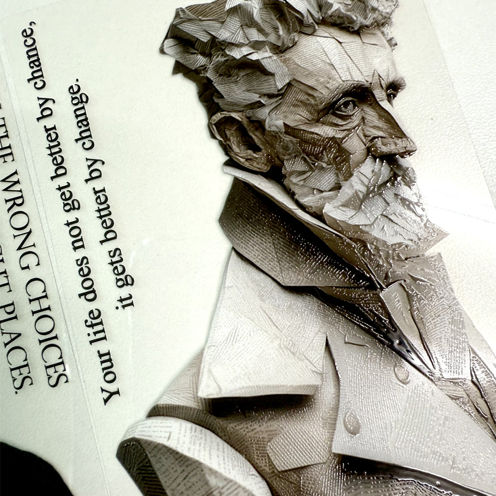 Torn Paper_ Surrealist Paper Doll Characters 3D Print PET Tape 200cm TPM 023(1Loop)