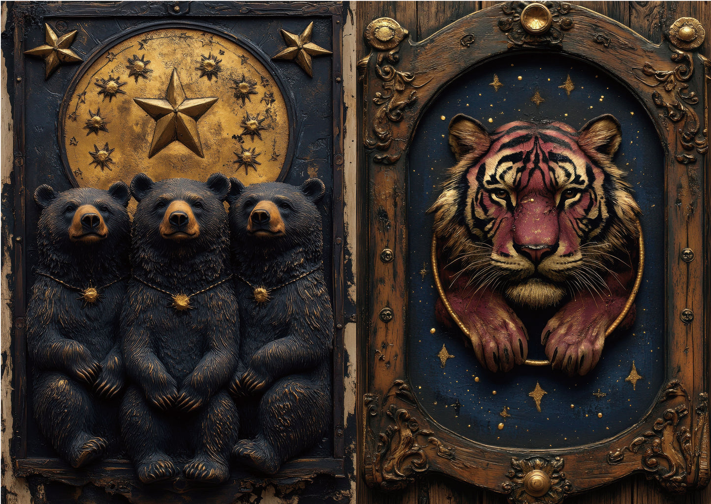 Torn Paper Scrapbooking Papers Carnival of Beautiful Nightmares TPB-002