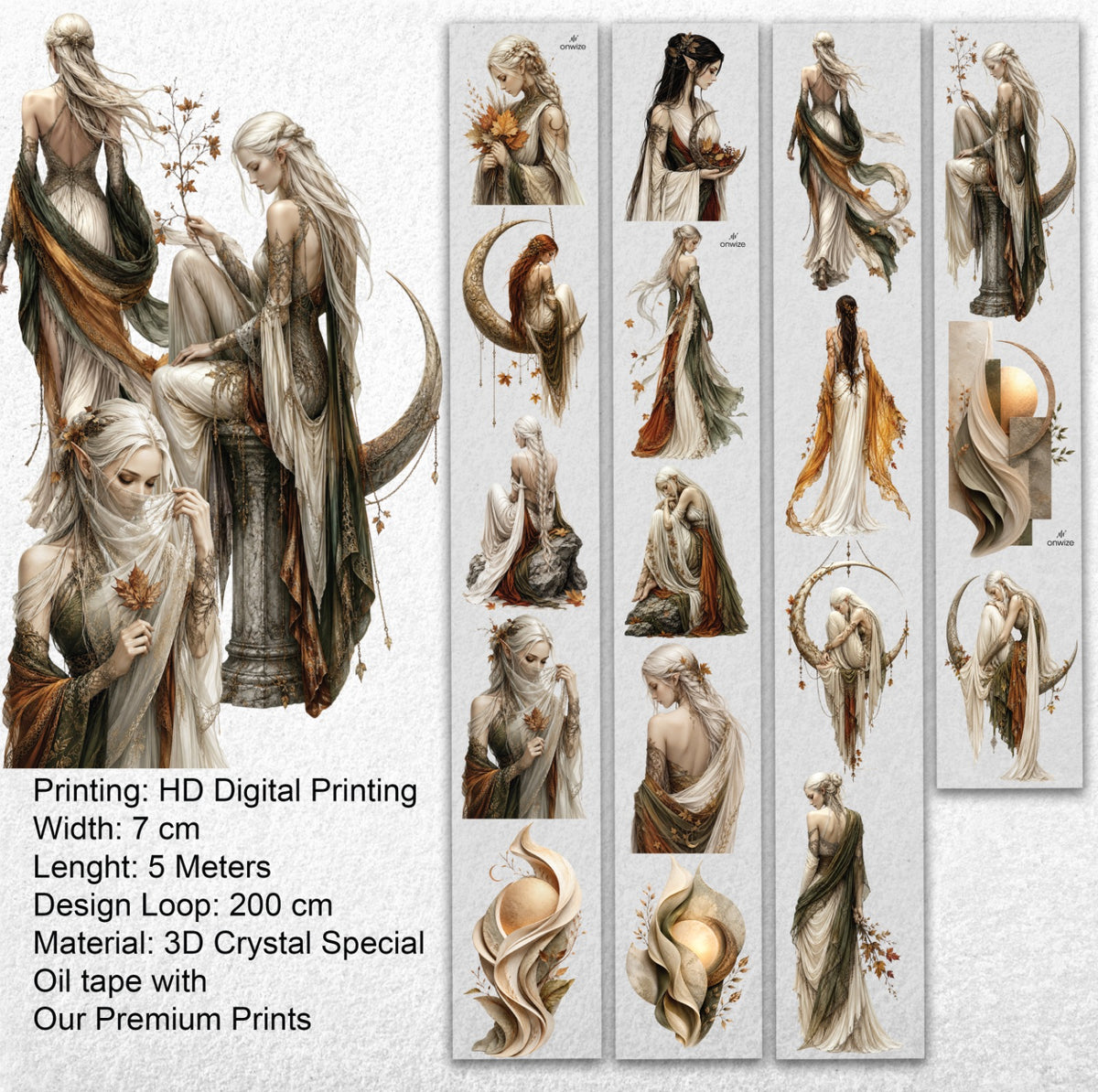 Onwize_ Journal Supplies Autumn Moon 3D Crystal Ink OW 259[1Loop]