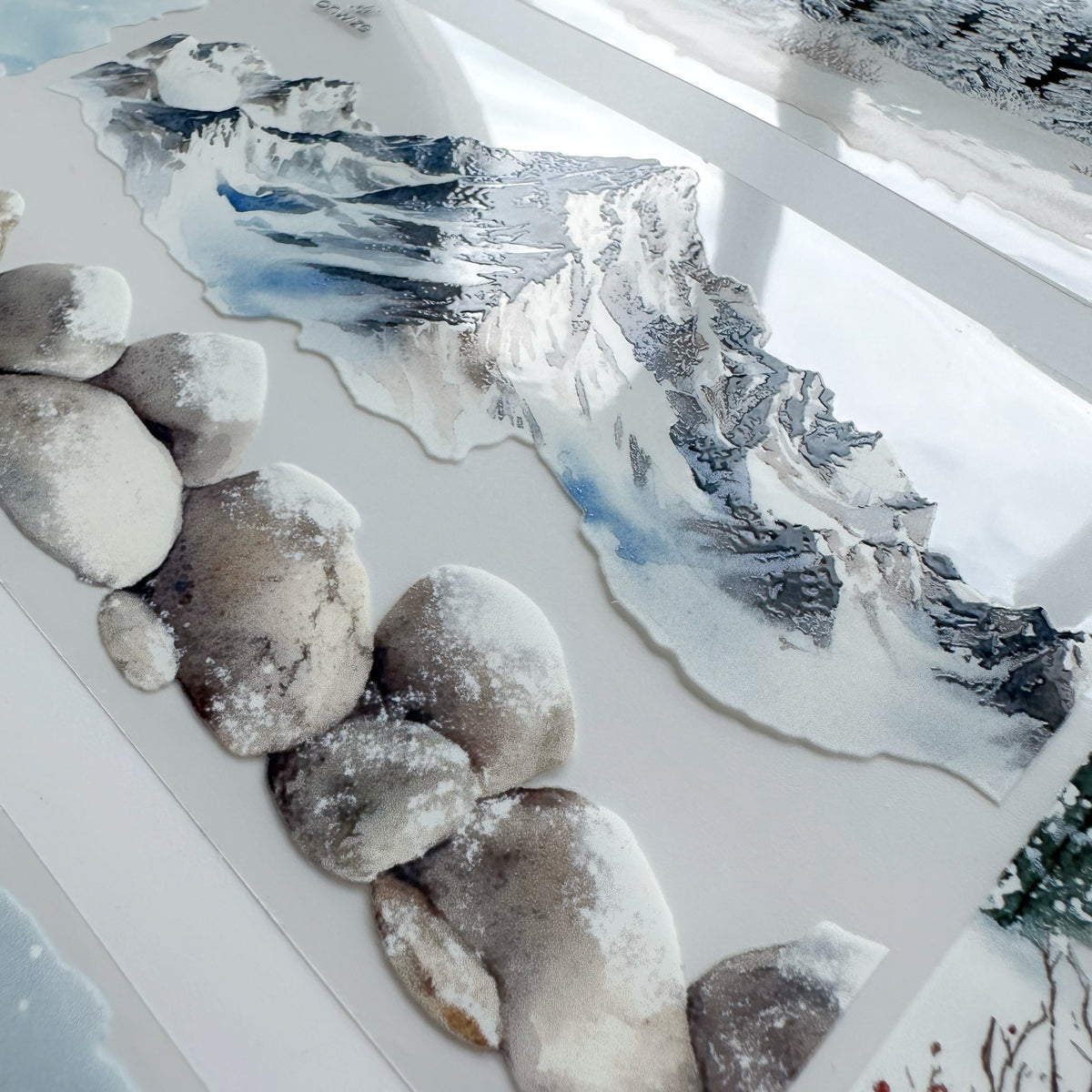 Onwize_ Journal Supplies Alpine Winter 3D Crystal Ink OW 254[1Loop]