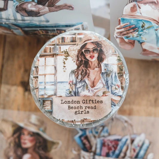 London Gifties_ Beach read girls 3D Gloss PET Tape 10m[1Loop] LG 307