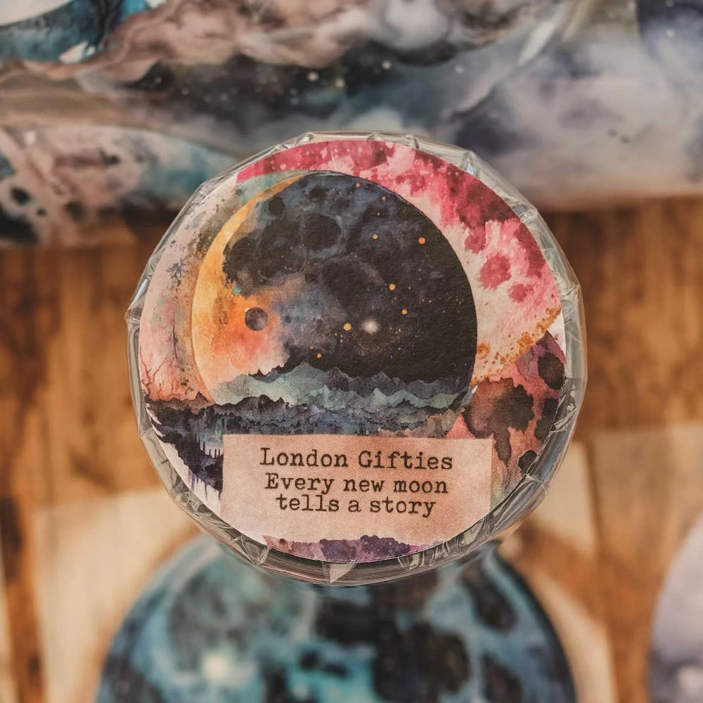 London Gifties_ Every new moons tells a story 3D Gloss Kiss Cut PET Tape 1Loop 125cm[1Loop] LG 536