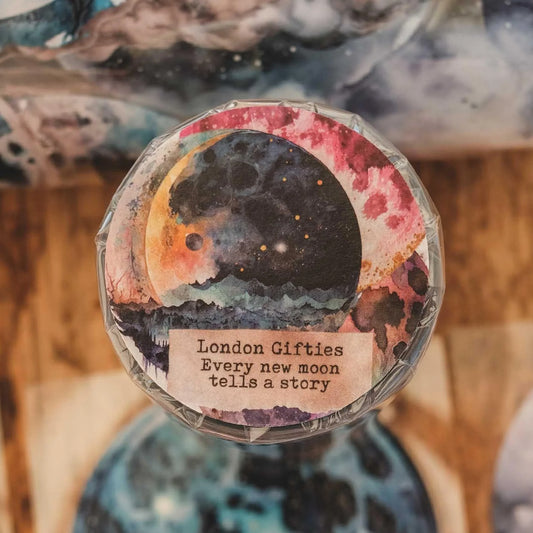 London Gifties_ Every new moons tells a story 3D Gloss Kiss Cut PET Tape 1Loop 125cm[1Loop] LG 536