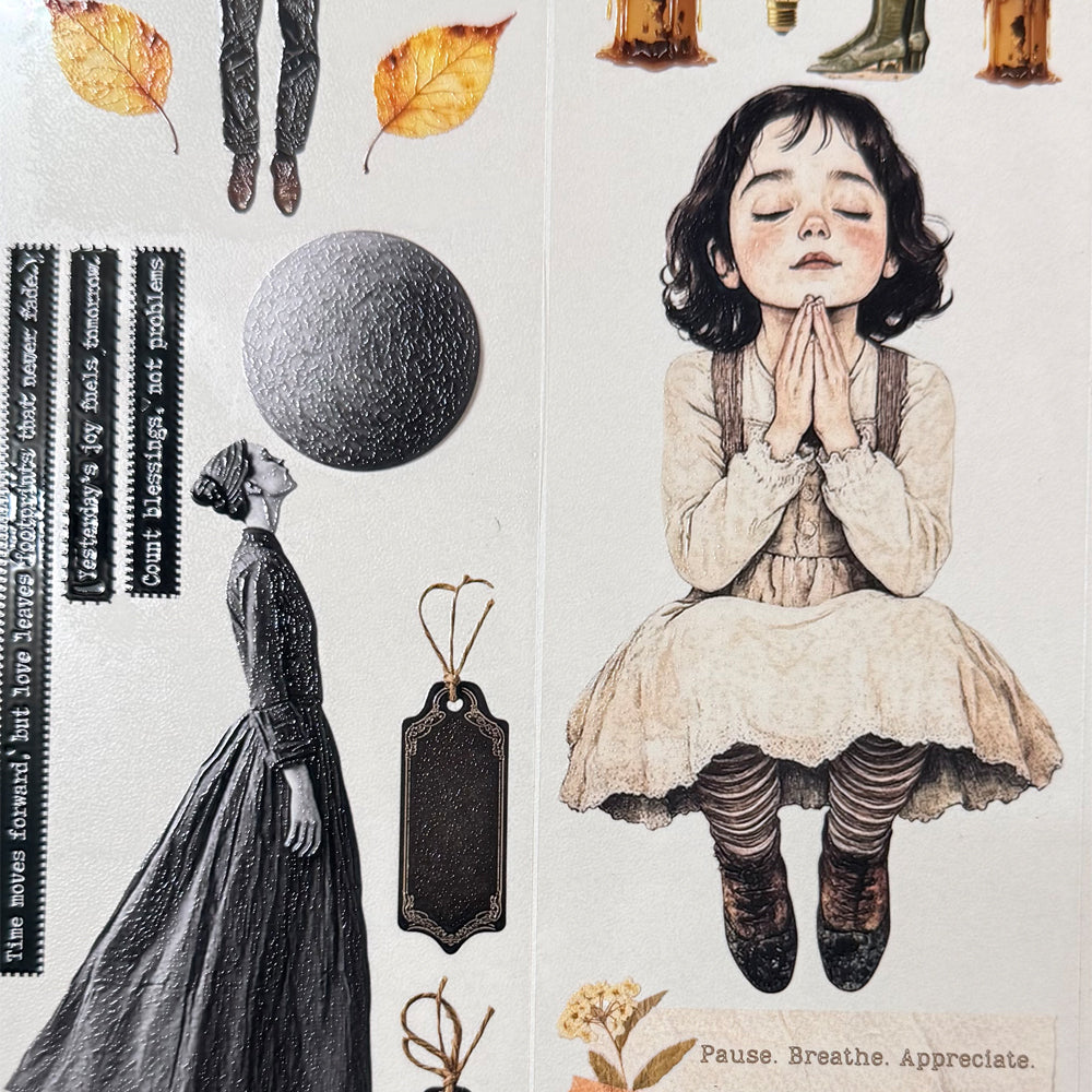 Torn Paper_ Timeless Grace 3D Print PET Tape 200cm TPM 053[1Loop]