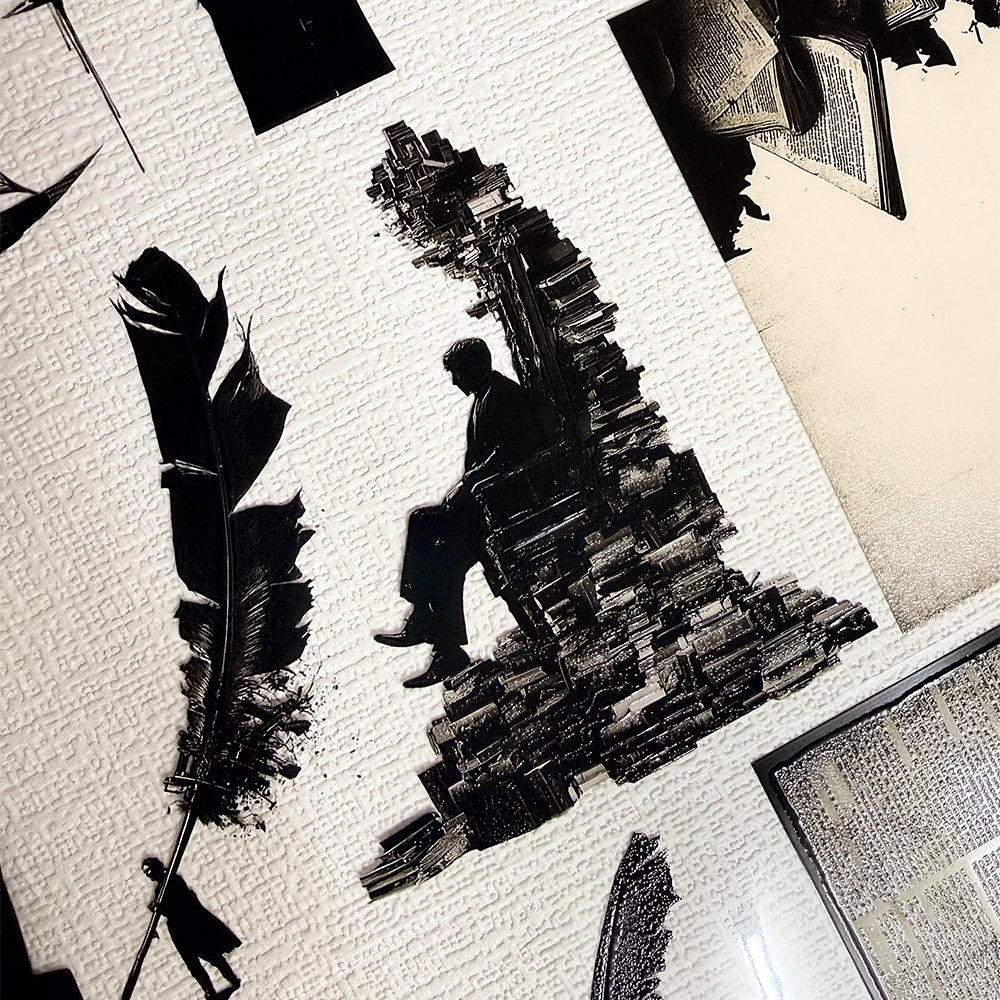 Torn Paper_ The Inked Silence 3D Print PET Tape 6m TPM 091[Whole]