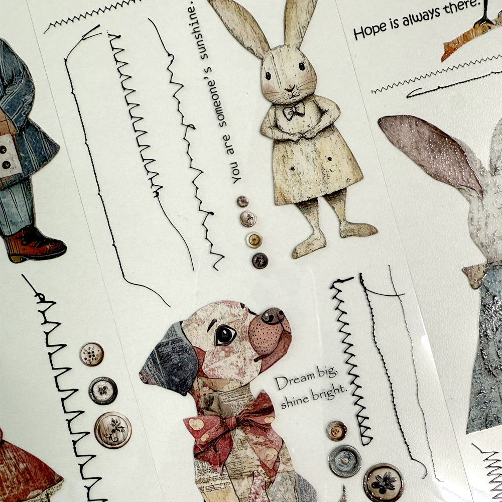 Torn Paper_Have fun with paper collage! 3D Print PET Tape 6m TPM 020[Whole]