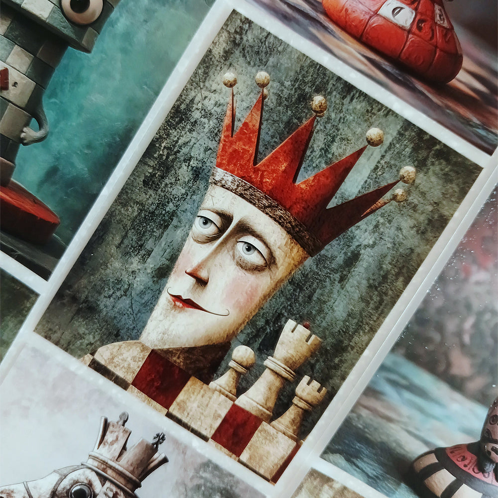 Torn Paper_ The Chess Court 3D Print PET Tape 6m TPM 069[1Loop]