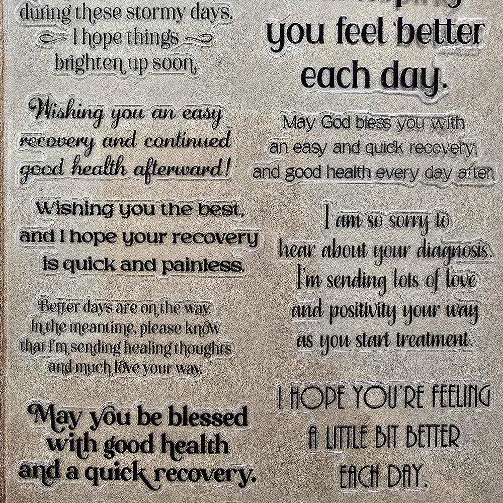 Torn Paper_ Sentimental Quotes 3D Print PET Stickerbook 10sheets TPM 041