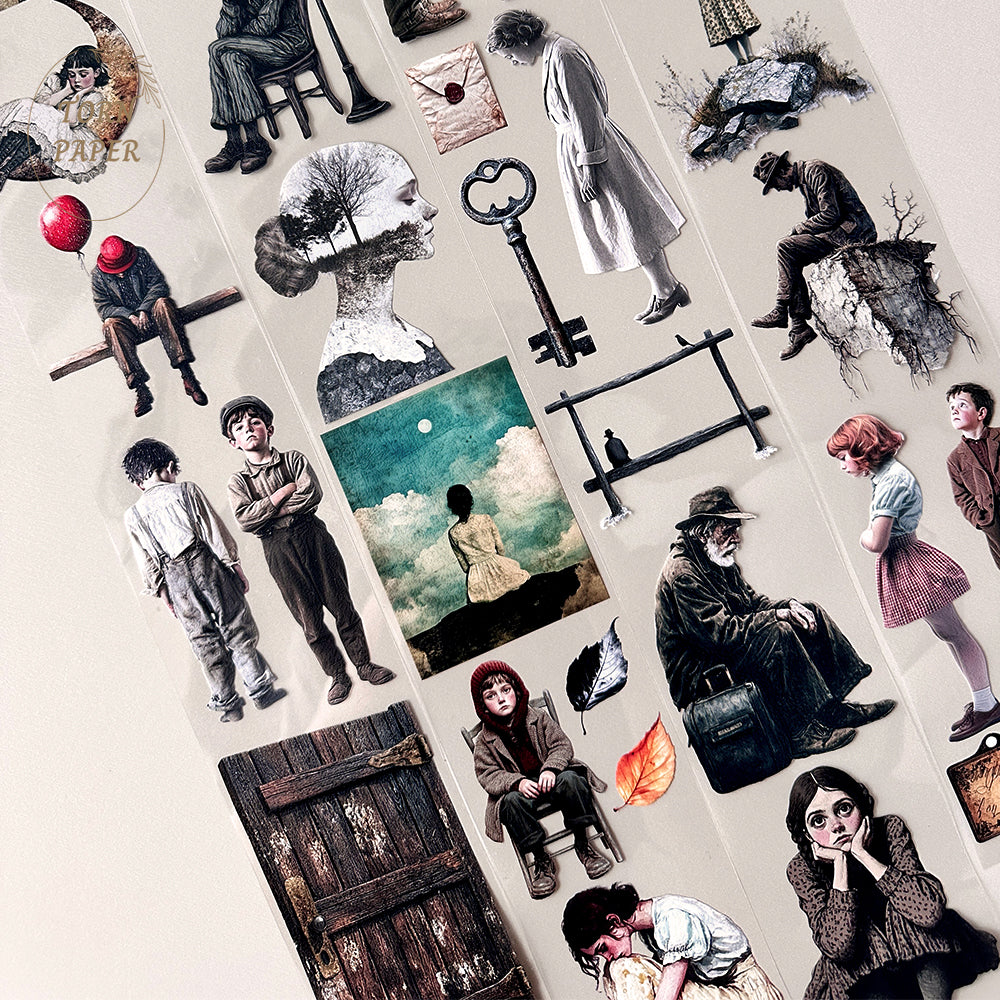 Torn Paper_ The end of one's mind 3D Print PET Tape 6m TPM 010[Whole]