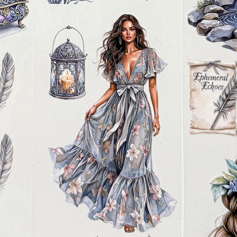 Torn Paper_ The Silver Muse 3D Print PET Tape 6m TPM 046[Whole]