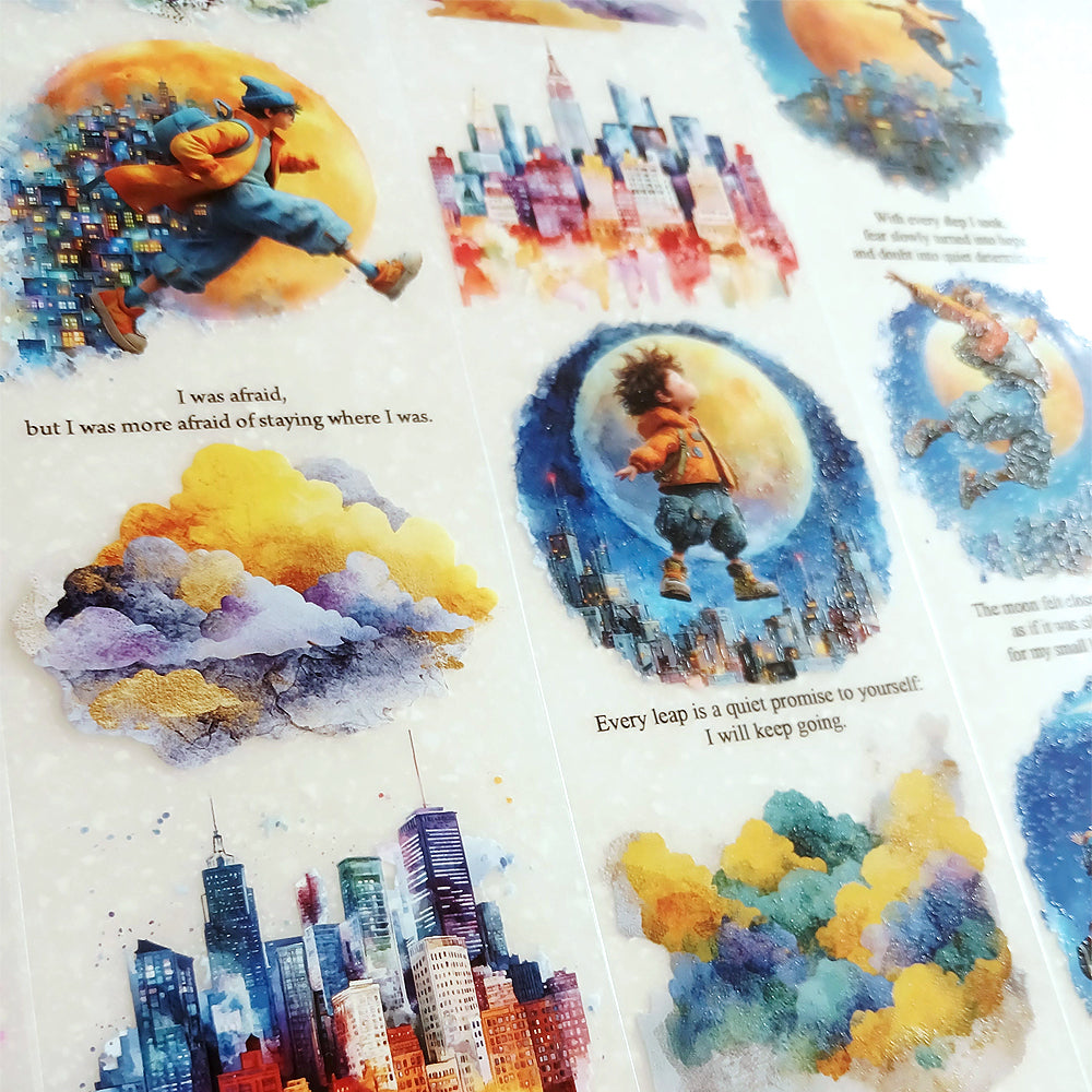 Torn Paper_ Little Big Journey 3D Print PET Tape 6m TPM 072[1Loop]