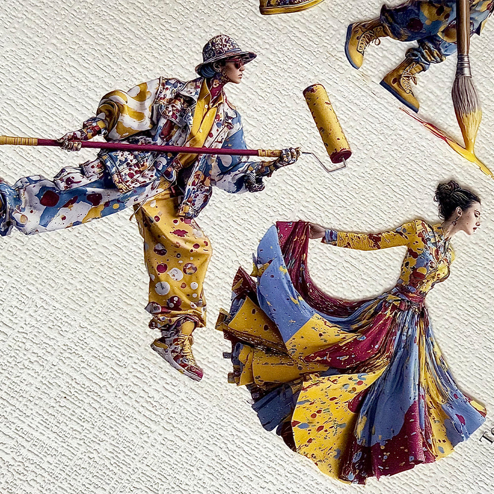 Torn Paper_ Chromatic Motion 3D Print PET Tape 200cm TPM 084[1Loop]