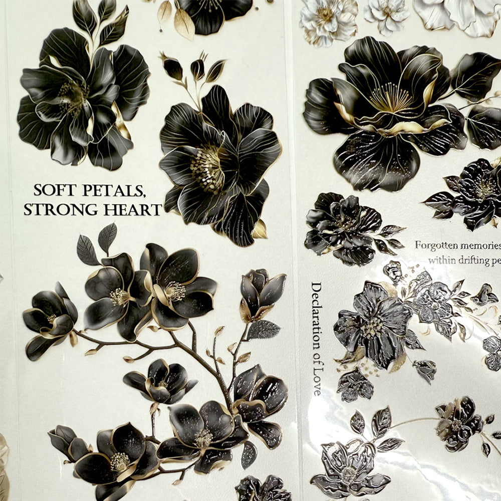 Torn Paper_ Magnolia from Heaven 3D Print PET Tape 6m TPM 021[Whole]