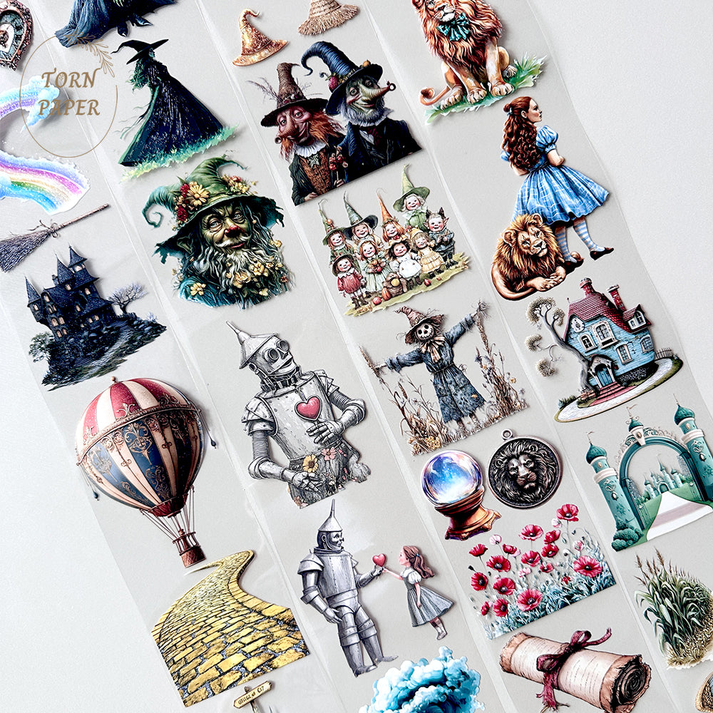 Torn Paper_ Wizard of Oz 3D Print PET Tape 200cm TPM 014[1Loop]