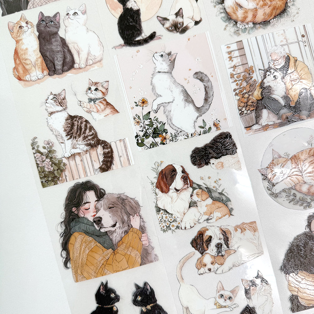 Torn Paper_ A Hug in Four Paws 3D Print PET Tape 200cmTPM 016[1Loop]